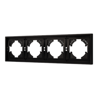 Рамка пластиковая FRM-TENDO-PL-4-BK (Arlight, -)