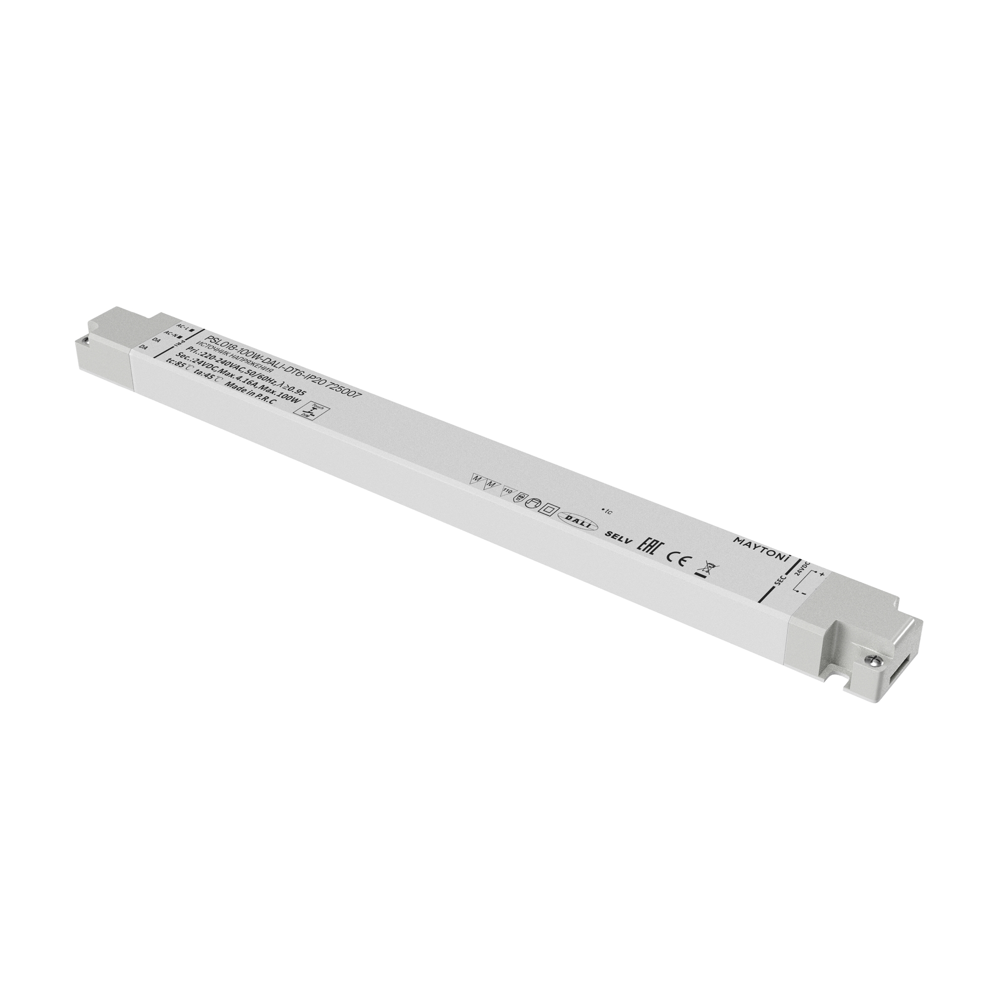 Источник напряжения 24В DALI DT6 100Вт IP 20