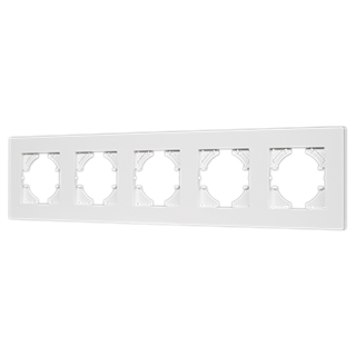 Рамка пластиковая FRM-PERIO-PL-5-WH (Arlight, -)