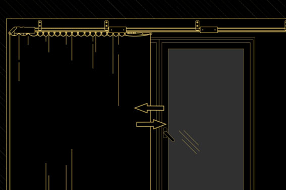 Открытие от края до края. Крепление на стену