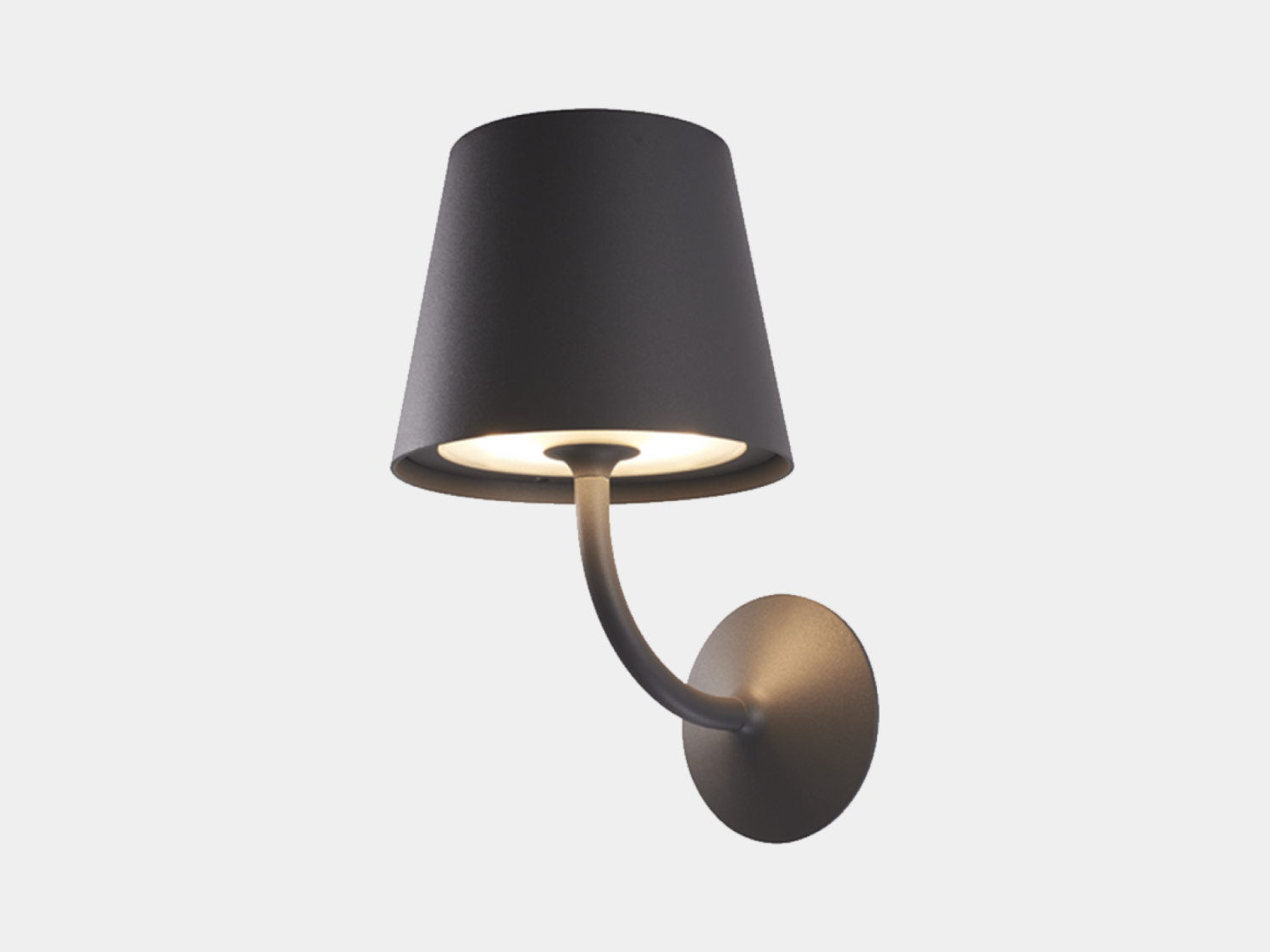 Светильник светодиодный, темно-серый, 7Вт, IP65, 3000К, W-17910-7-GR-WW