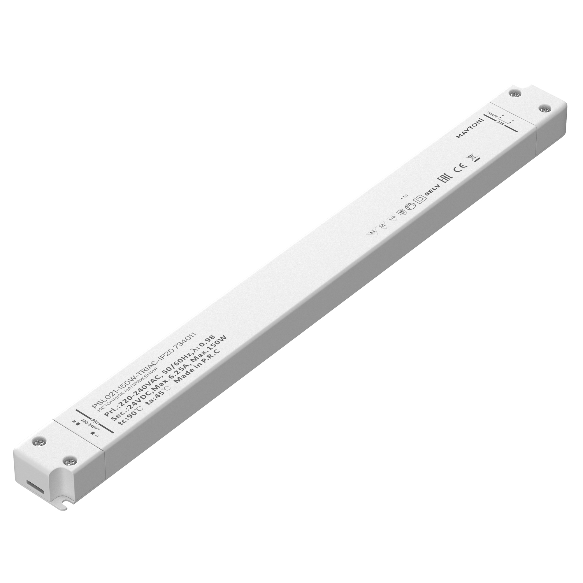 Источник напряжения TRIAC 24В 150Вт IP 20