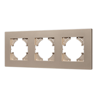 Рамка пластиковая FRM-PERIO-PL-3-GD (Arlight, -)