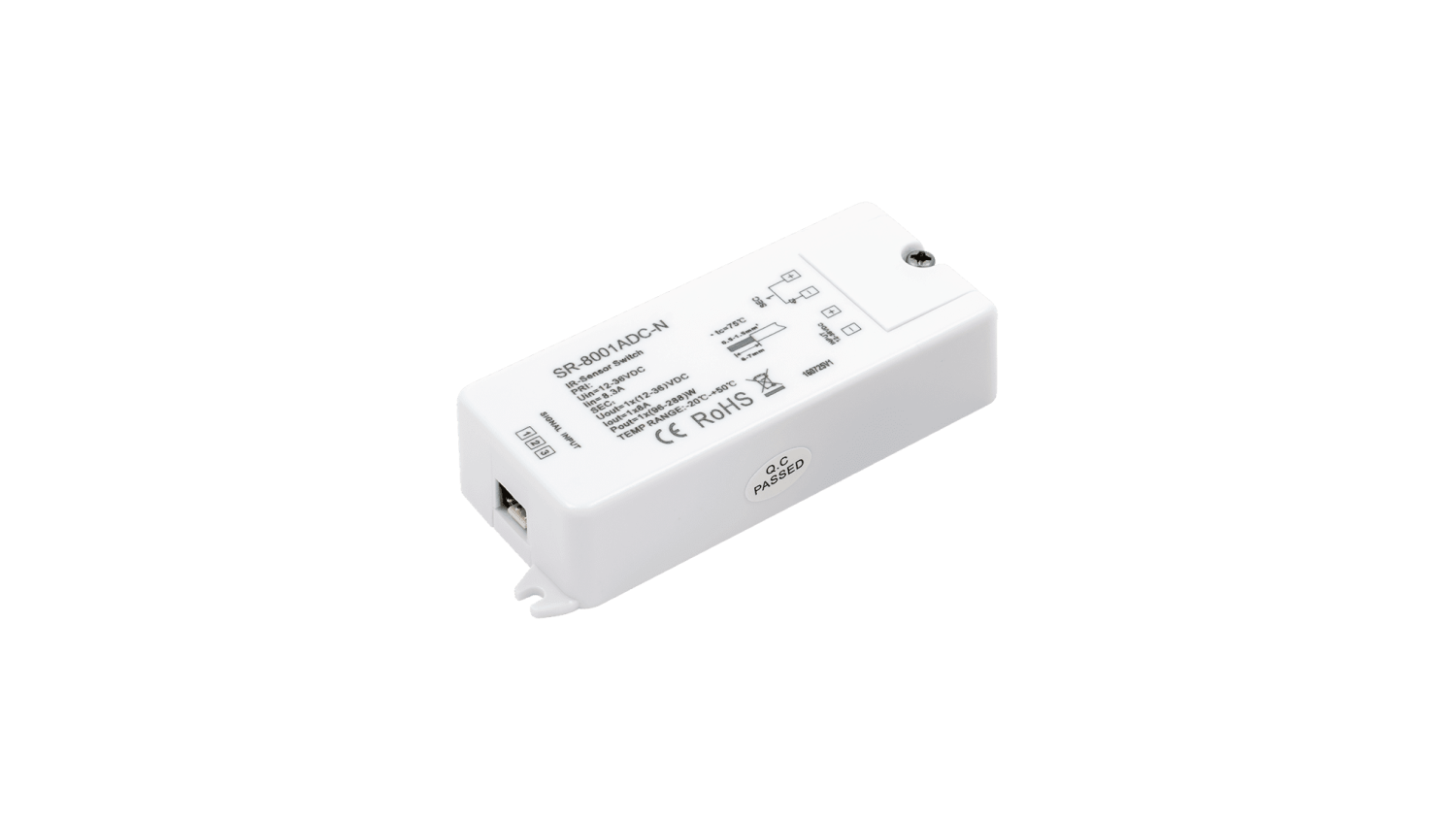 ИК-выключатель "взмаx руки", черный , 12-36В, SR-8001ADC-N