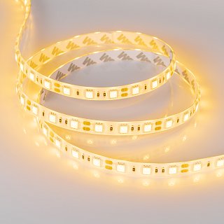 Светодиодная лента RTW 2-5000SE 12V Yellow 2x (5060, 300 LED, LUX) (Arlight, 14.4 Вт/м, IP65)