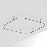 Основание ART-APRIORI-QUADRAT-SOFT-ROD-400-3500x3500 (BK) (Arlight, IP20 Металл, 3 года)