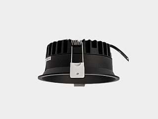 Светильник светодиодный диммируемый потолочный встраиваемый , серия WL-BQ, Черный, 9Вт, IP44, Теплый белый (3000К), BQ009109-BL-WW