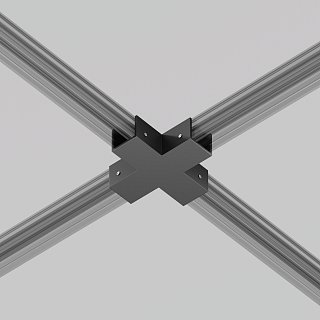 Коннектор X-образный для профиля Elasity IP