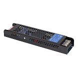 Блок питания интерьерный ELF, 24В, 300Вт, плоский металлический перфорированный корпус (черный)