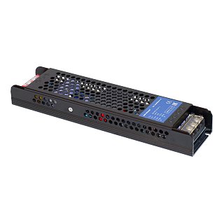 Блок питания интерьерный ELF, 24В, 300Вт, плоский металлический перфорированный корпус (черный)