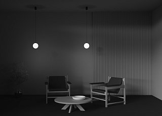 Подвесной светильник LUNA 3000K 1x5Вт 360°