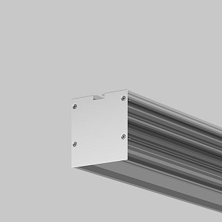 Комплект заглушек (для профиля 50×50) 2 шт., ALM-5050-S-EC 642046