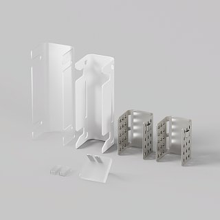 Двусторонний коннектор питания для гибкого неона 17x12 мм