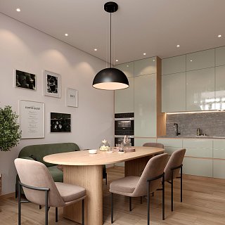 Светильник SP-RESTO-HANG-R500-30W Warm3000 (BK, 100 deg, 230V) (Arlight, IP20 Металл, 3 года)