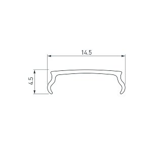 Экран F прозрачный для PHS (Arlight, Пластик)