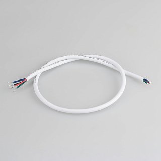 Провод питания ARL-MOONLIGHT-20AWG-4W-D4.5-CU-500 White (Arlight, Закрытый)