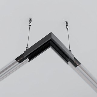 Коннектор угловой Exility накладной низкопрофильный