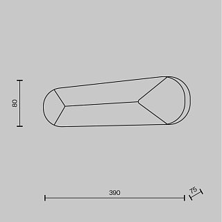 Настенный светильник (бра) Motion 3000К 8Вт