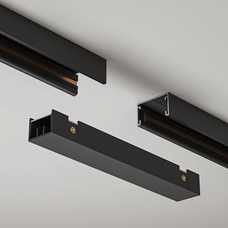 Коннектор питания прямой Basity, черный