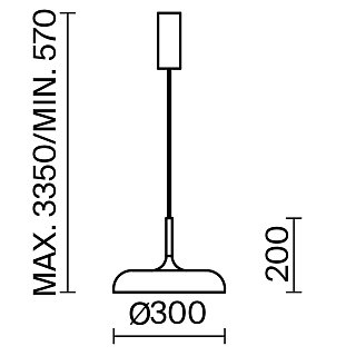 Подвесной светильник Gerhard 3000К 19Вт