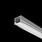 Алюминиевый профиль накладной 16×12 (Серебро, 2 м), ALM005S-2M