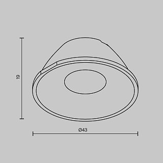 Линза для серии Round 12W 36°