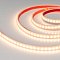 Светодиодная лента RTW 2-5000PW 24V Warm2700 2x (3528, 600 LED, LUX) (Arlight, 9.6 Вт/м, IP66)