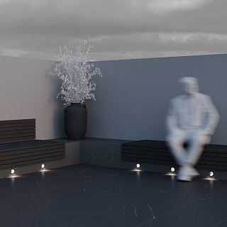 Встраиваемый светильник Biscotti 3000К 3Вт IP 65