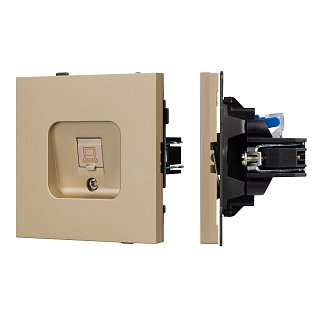 Механизм компьютерной розетки SCT-TENDO-MPC1-SFPL-GD (RJ-45, CAT6) (Arlight, -)