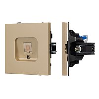 Механизм компьютерной розетки SCT-TENDO-MPC1-SFPL-GD (RJ-45, CAT6) (Arlight, -)