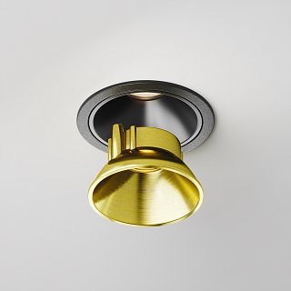 Декоративная рамка-отражатель для светильников серии Alfa LED латунь