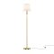 Напольный светильник (торшер) Lira E27х1