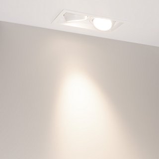 Светильник MS-VORTEX-BUILT-S250x140-2x30W Day4000 (WH-WH, 30 deg, 230V) (Arlight, IP20 Металл, 5 лет)