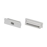 Заглушка LINE-3010 SILVER с отверстием (Arlight, Пластик)