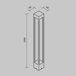 Ландшафтный светильник Elbe 3000К 10Вт IP 65
