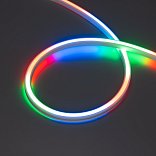 Лента герметичная SPI WAVE-SIDE-DOUBLE-A80-16x15mm 24V RGB PX10 (12 W/m, IP67, 5m, wire x1) (Arlight, Вывод боковой, 5 лет)