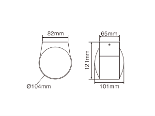 Светильник светодиодный ландшафтный, темно-серый, LAG-830A011F-DN