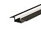 Алюминиевый профиль встраиваемый в пол 37x10 (Черный, 2 м), ALM-3710-S-2M 636023