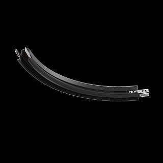 Коннектор радиусный R300 Exility встраиваемый под ГКЛ 9,5 мм, черный