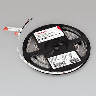 Светодиодная лента герметичная RTW-SE-B60-10mm 24V RGB (14.4 W/m, IP65, 5060, 5m) (Arlight, -)