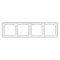 Рамка пластиковая FRM-VERSA-PL-4-WH (Arlight, -)