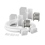 Двусторонний коннектор питания с проводом (30 см) для гибкого неона 17x12 мм