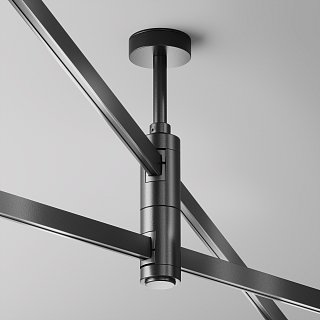 Крепление потолочное Short двойное 78мм Flarity черный