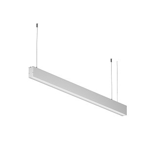 Линейный светильник подвесной 4000K 35x67 (Серебро, 1 м) LL312036