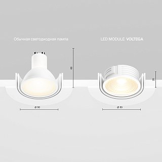 Светодиодный модуль 7W 3000K DIM 60°