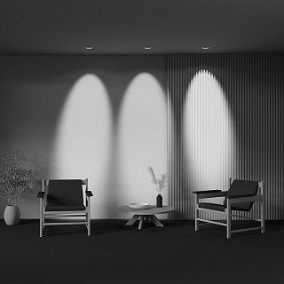 Встраиваемый светильник Lens 12Вт 3000К 70°