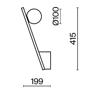 Настенный светильник (бра) Kazimir G9х1