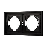 Рамка пластиковая FRM-TENDO-PL-2-BK (Arlight, -)