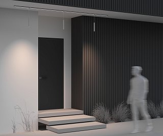 Уличный трековый светильник Focus Led Elasity IP 3000K 8Вт 38° белый