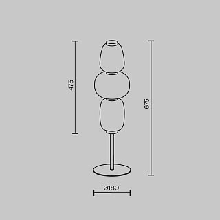 Настольный светильник Pattern 3000К 28Вт